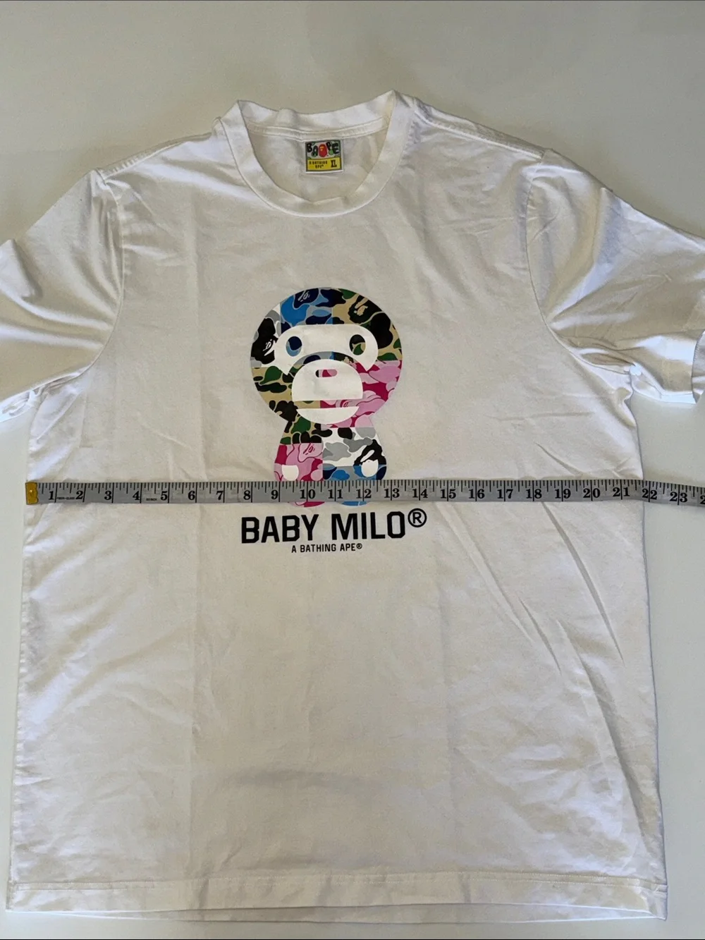 A Bathing Ape Baby Milo® White Graphic T-Shirt